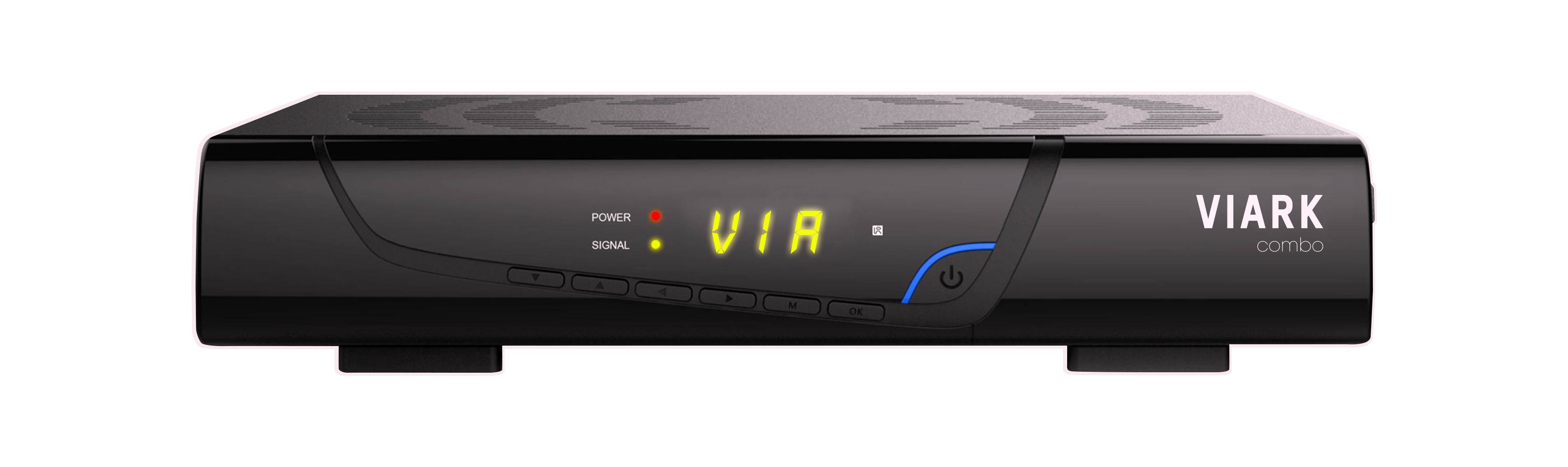 Viark Combo receptor satélite TDT Cable HD H.265 DVB-S2 T2 C
